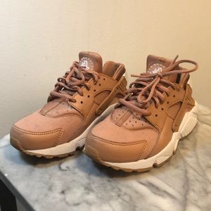 Pink Nike Huarache Sneakers